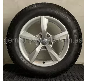 Диски Audi R16. A4 A5 A6 Q3 з зимовими шинами 225/60/16 Continental 4G0071496 Диски Audi R16. A4 A5 A6 Q3 з зимовими шинами 225/60/16 Continental 4G0071496